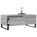 sofabord 90x50x36,5 cm konstrueret træ grå sonoma-eg