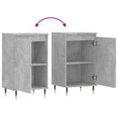 skænk 40x35x70 cm konstrueret træ betongrå