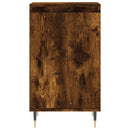 skænk 40x35x70 cm konstrueret træ røget egetræsfarve