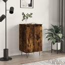 skænk 40x35x70 cm konstrueret træ røget egetræsfarve