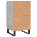 skænk 40x35x70 cm konstrueret træ betongrå