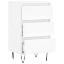 skænk 40x35x70 cm konstrueret træ hvid