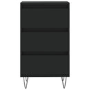 skænk 40x35x70 cm konstrueret træ sort