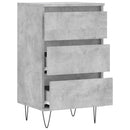 skænk 40x35x70 cm konstrueret træ betongrå