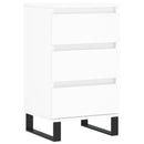skænk 40x35x70 cm konstrueret træ hvid
