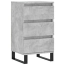 skænk 40x35x70 cm konstrueret træ betongrå