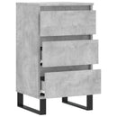 skænk 40x35x70 cm konstrueret træ betongrå