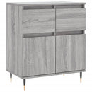 skænk 60x35x70 cm konstrueret træ grå sonoma-eg