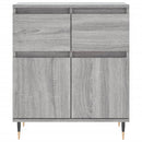 skænk 60x35x70 cm konstrueret træ grå sonoma-eg