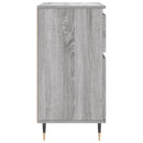 skænk 60x35x70 cm konstrueret træ grå sonoma-eg