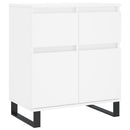 skænk 60x35x70 cm konstrueret træ hvid