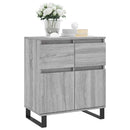 skænk 60x35x70 cm konstrueret træ grå sonoma-eg