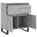 skænk 60x35x70 cm konstrueret træ grå sonoma-eg