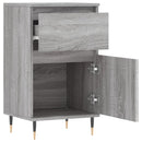 skænk 40x35x70 cm konstrueret træ grå sonoma-eg