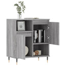 skænk 60x35x70 cm konstrueret træ grå sonoma-eg