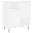 skænk 60x35x70 cm konstrueret træ hvid