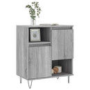 skænk 60x35x70 cm konstrueret træ grå sonoma-eg