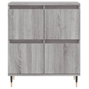 skænk 60x35x70 cm konstrueret træ grå sonoma-eg