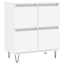 skænk 60x35x70 cm konstrueret træ hvid