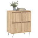 skænk 60x35x70 cm konstrueret træ sonoma-eg