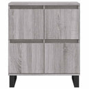 skænk 60x35x70 cm konstrueret træ grå sonoma-eg