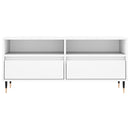 tv-bord 100x34,5x44,5 cm konstrueret træ hvid