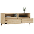 tv-bord 100x34,5x44,5 cm konstrueret træ sonoma-eg