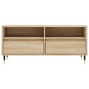 tv-bord 100x34,5x44,5 cm konstrueret træ sonoma-eg