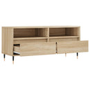 tv-bord 100x34,5x44,5 cm konstrueret træ sonoma-eg