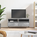 tv-bord 100x34,5x44,5 cm konstrueret træ betongrå