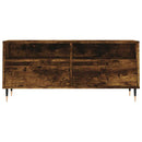tv-bord 100x34,5x44,5 cm konstrueret træ røget egetræsfarve
