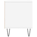 tv-bord 100x34,5x44,5 cm konstrueret træ hvid