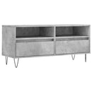tv-bord 100x34,5x44,5 cm konstrueret træ betongrå