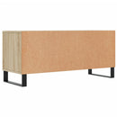 tv-bord 100x34,5x44,5 cm konstrueret træ sonoma-eg