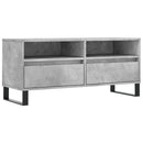 tv-bord 100x34,5x44,5 cm konstrueret træ betongrå
