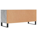 tv-bord 100x34,5x44,5 cm konstrueret træ betongrå
