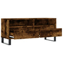 tv-bord 100x34,5x44,5 cm konstrueret træ røget egetræsfarve