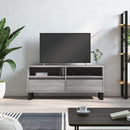 tv-bord 100x34,5x44,5 cm konstrueret træ grå sonoma-eg