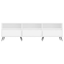 tv-bord 150x30x44,5 cm konstrueret træ hvid