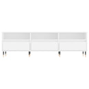 tv-bord 150x30x44,5 cm konstrueret træ hvid