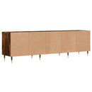 tv-bord 150x30x44,5 cm konstrueret træ røget egetræsfarve