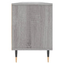 tv-bord 150x30x44,5 cm konstrueret træ grå sonoma-eg