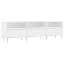 tv-bord 150x30x44,5 cm konstrueret træ hvid