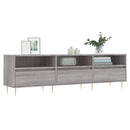 tv-bord 150x30x44,5 cm konstrueret træ grå sonoma-eg