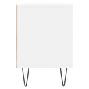 tv-bord 150x30x44,5 cm konstrueret træ hvid