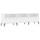 tv-bord 150x30x44,5 cm konstrueret træ hvid