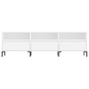 tv-bord 150x30x44,5 cm konstrueret træ hvid