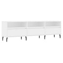 tv-bord 150x30x44,5 cm konstrueret træ hvid