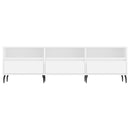 tv-bord 150x30x44,5 cm konstrueret træ hvid