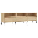 tv-bord 150x30x44,5 cm konstrueret træ sonoma-eg